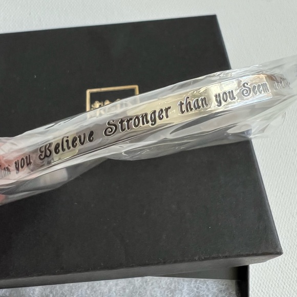 New Bracelet “You are braver than you believe stronger than you seem and …” - Picture 3 of 6